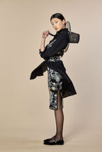 Anna Bird Jacquard Skirt in Black