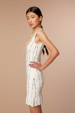 Valentina Dress in Off White/Black Combo