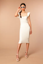 Morgan Pencil Skirt In Off White