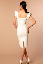 Morgan Pencil Skirt In Off White