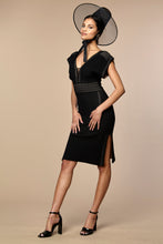 The Karine 360 Kimono Dress in Black