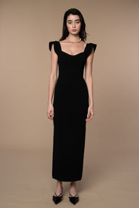 Marlowe Column Dress in Black