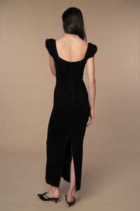 Marlowe Column Dress in Black