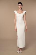 Marlowe Column Dress in Off White
