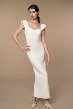 Marlowe Column Dress in Off White