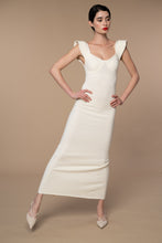 Marlowe Column Dress in Off White