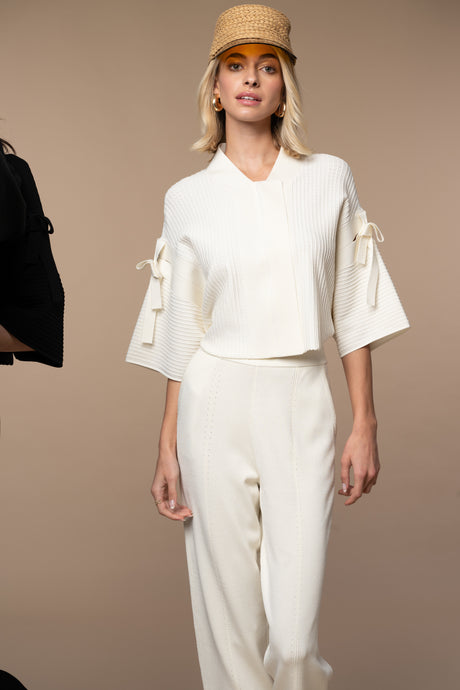 Jackie Kimono jacket in Off White/Egret