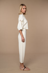 Jackie Kimono jacket in Off White/Egret