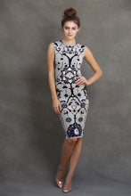 Erika Floral Jacquard Dress - VIAVAI FASHION 