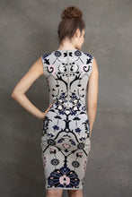 Erika Floral Jacquard Dress - VIAVAI FASHION 