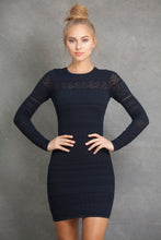 Chloe Long Sleeve Mini Dress - VIAVAI FASHION 