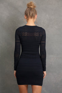 Chloe Long Sleeve Mini Dress - VIAVAI FASHION 