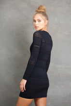 Chloe Long Sleeve Mini Dress - VIAVAI FASHION 