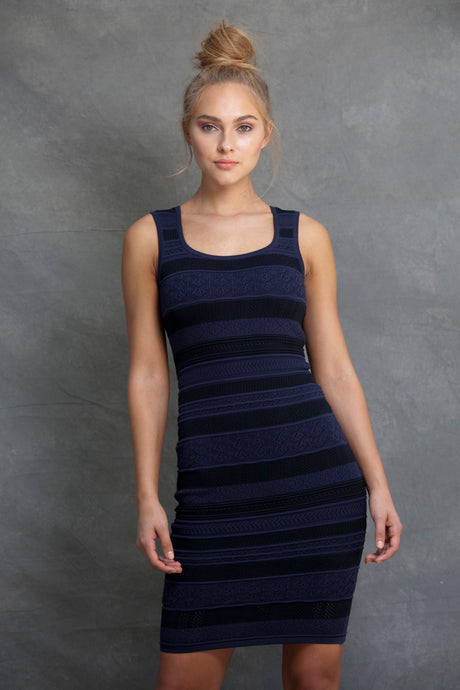 Tanya Tank Dress Striped - VIAVAI FASHION 