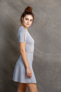 Alexa Fit and Flare Dress - VIAVAI FASHION 