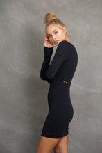 Natasha V Neck Bell Sleeve Dress - VIAVAI FASHION 